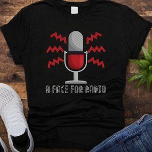 Face for Radio DJ Shirt - Radio Producer Shirt